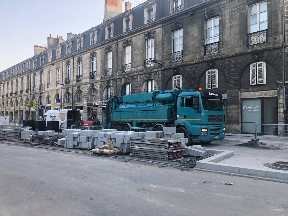 Travaux d'assainissement