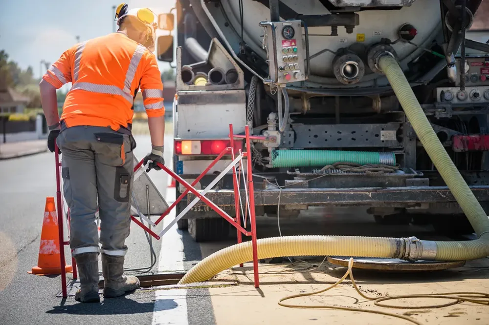 Tout à l'égout près de Escource